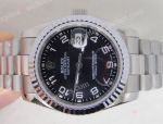 Rolex President SS Datejust Black Arabic 36mm Men watch - Low Price